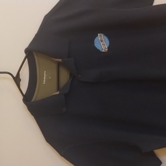 Ashworth Other - BLUE MOON POLO, 100% COTTON, NAVY WITH LOGO ON CHEST, SZ XL EUC